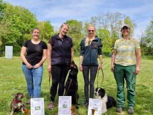 Die Teilnehmer nach der Prüfung